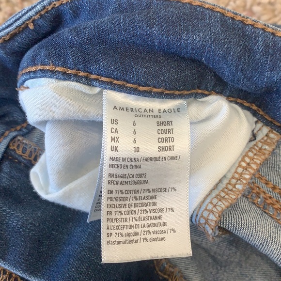 AE High Rise Jeggings Size 6 Short Jeans - Picture 9 of 9